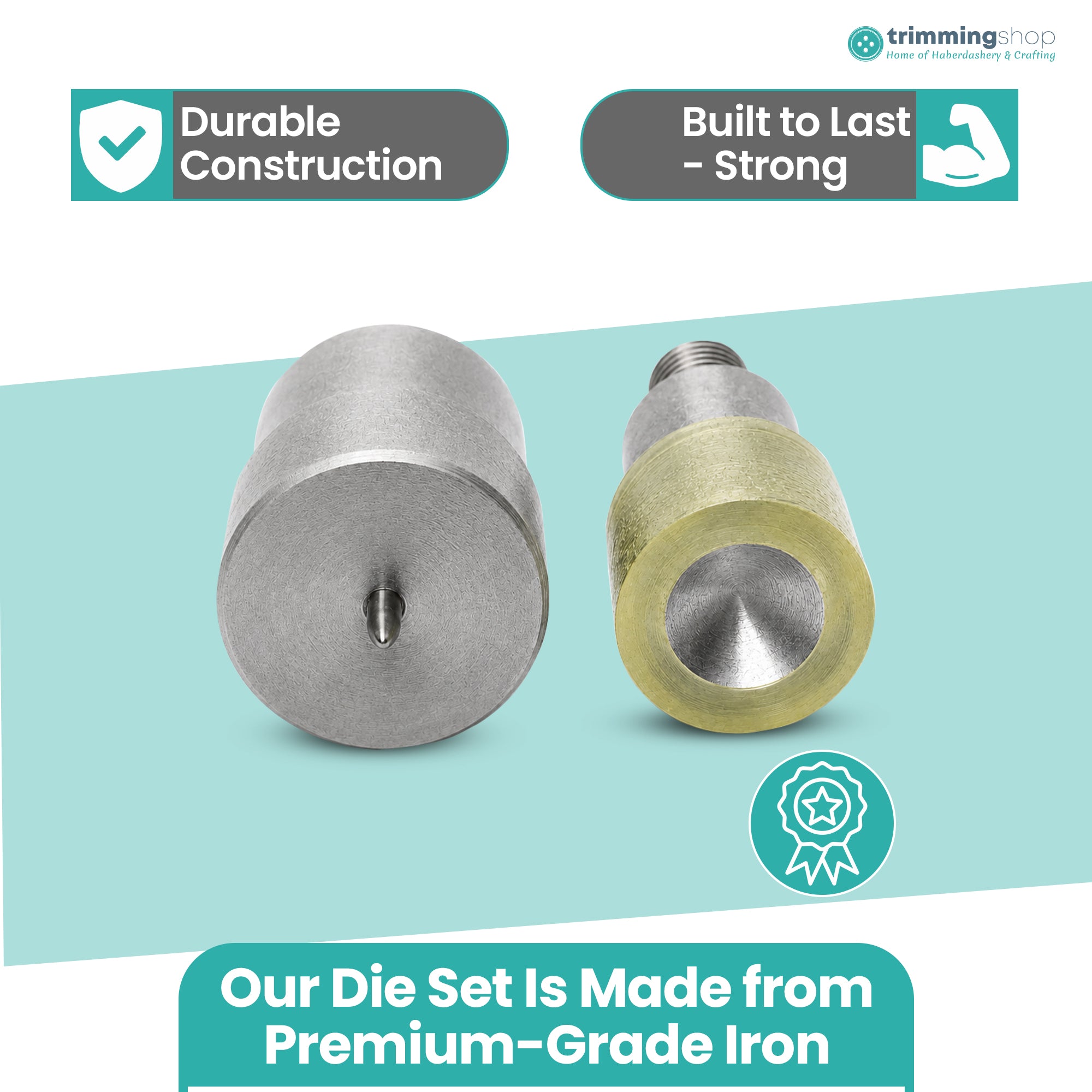 Single Cap Tubular Rivets Setting Die Set for Green Machine Hand Press