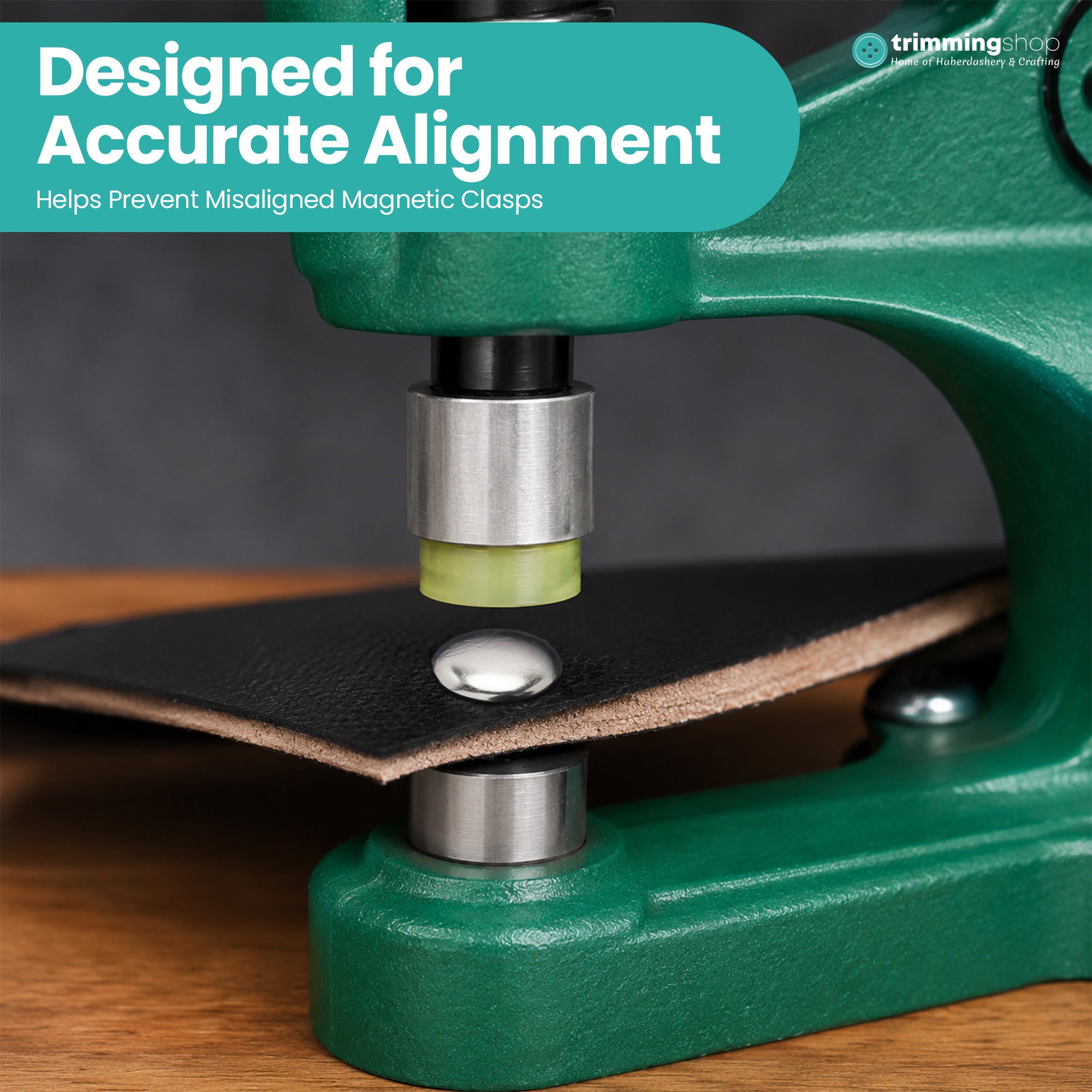 Magnetic Clasps Rivets Die Set for Green Machine Hand Press