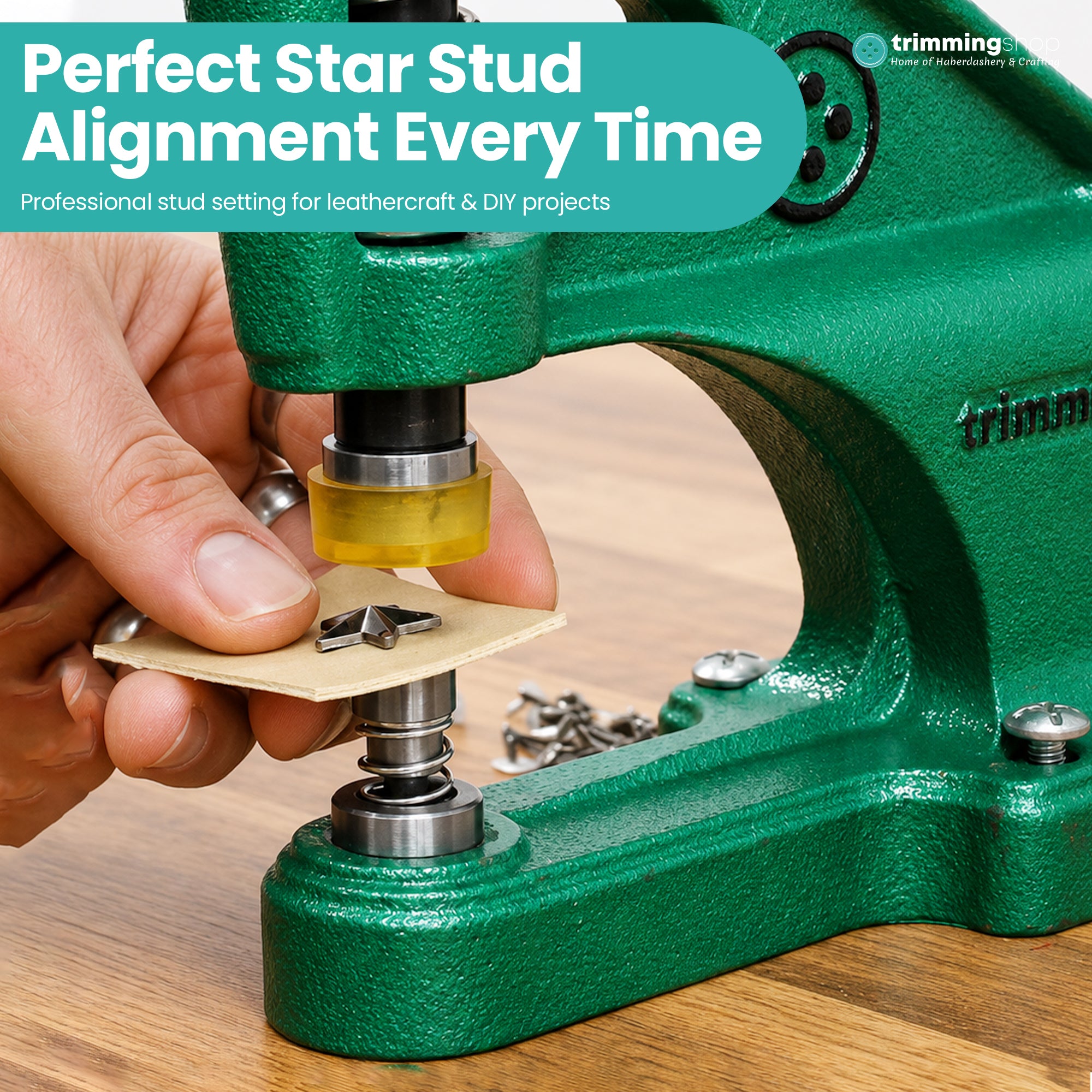 Star Stud Die Set for Green Machine Hand Press