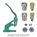 Magnetic Clasps Rivets Die Set for Green Machine Hand Press