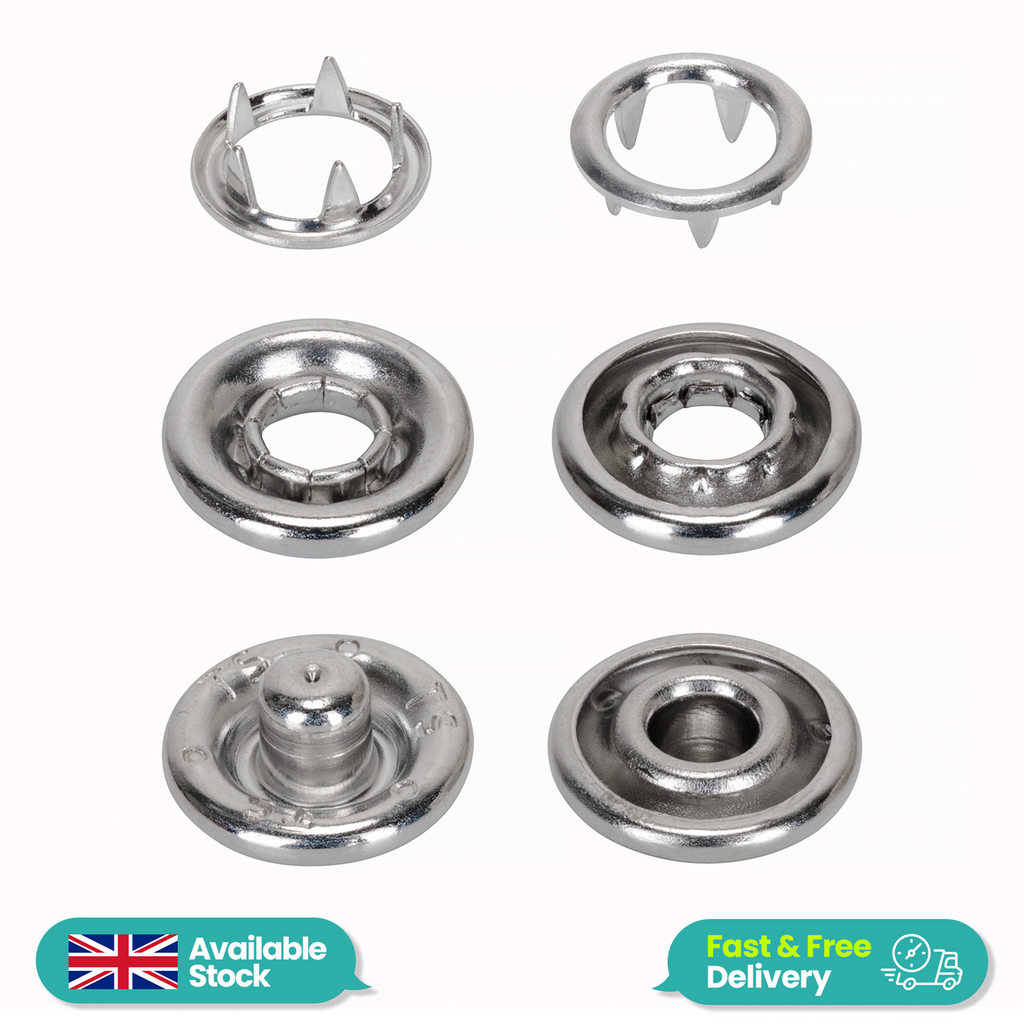 Nickel-Free Brass Snap Poppers