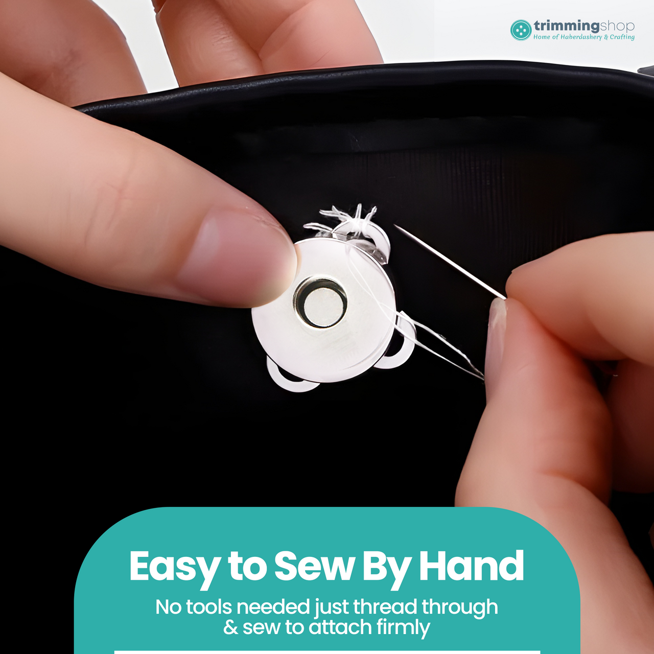 Sew-on Magnetic Snap Fastener Metal Clasps