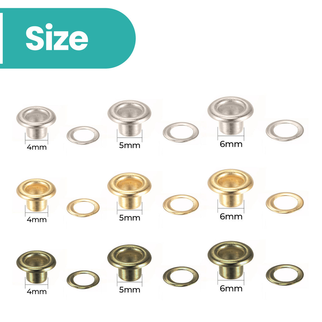 Nickle Free Brass Eyelets with Washers
