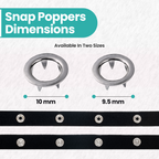 Nickel-Free Brass Snap Poppers