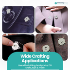 Sew-on Magnetic Snap Fastener Metal Clasps