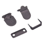 10mm Trouser Hook and Bar Fasteners - Gunmetal (10 Sets)