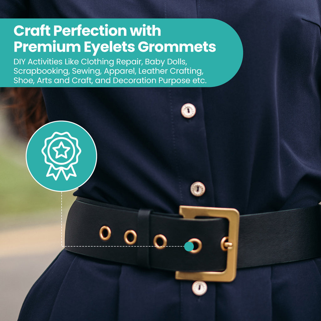 Long Barrell Eyelets - (100 Sets)