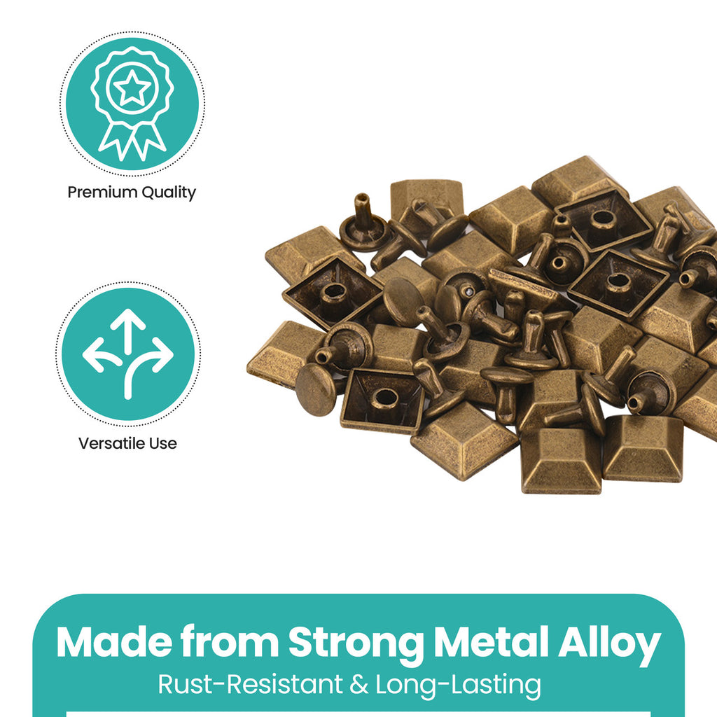 Pyramid Bag Feet Rivets – Decorative Metal Studs