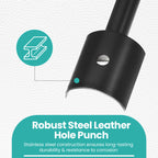 Half-Round Leather Punch Tool (15mm - 45mm)