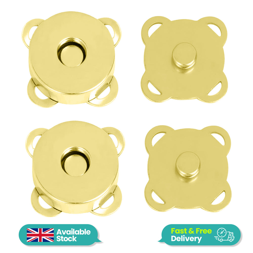 Sew-on Magnetic Snap Fastener Metal Clasps