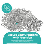 Brass Eyelets with Washers (pack of 50)