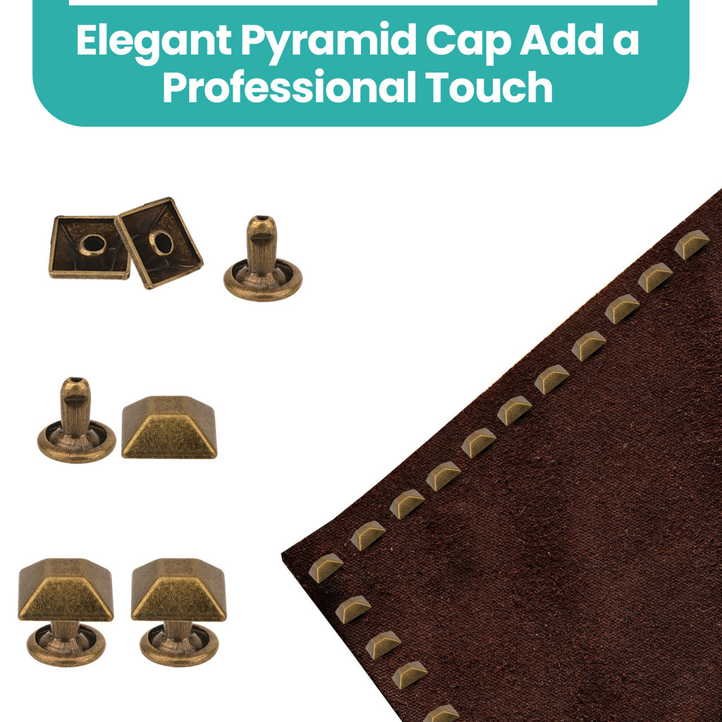 Pyramid Bag Feet Rivets – Decorative Metal Studs