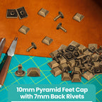 Pyramid Bag Feet Rivets – Decorative Metal Studs