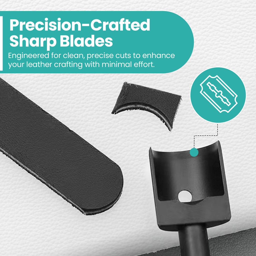 Half-Round Leather Punch Tool (15mm - 45mm)