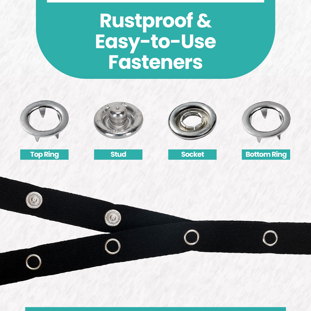 Nickel-Free Brass Snap Poppers