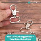 25mm Trigger Snap Hook with Swivel Ring