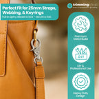 25mm Trigger Snap Hook with Swivel Ring