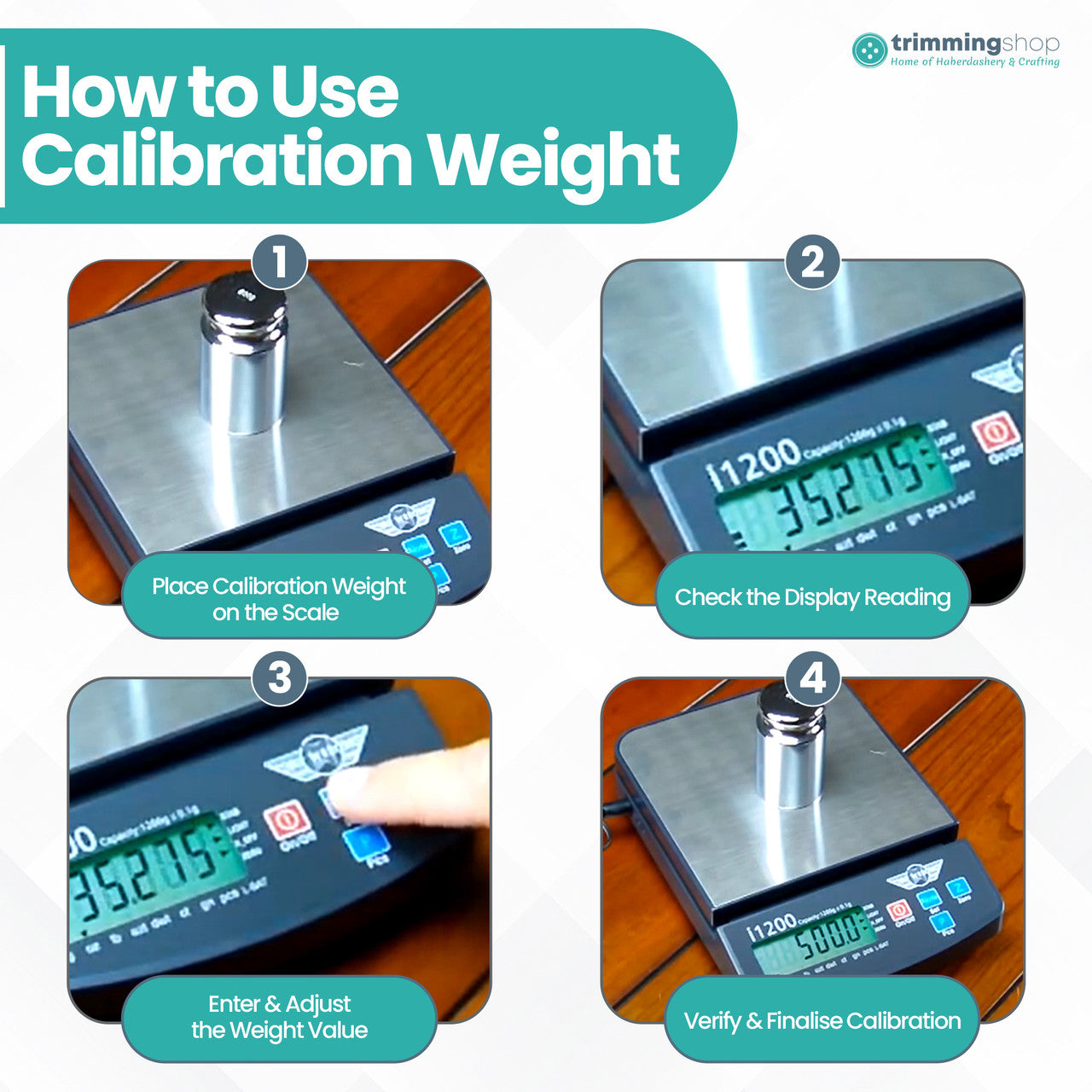 Precision Stainless Steel Calibration Weights Set
