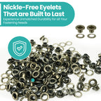 Nickle Free Brass Eyelets with Washers