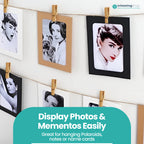 Mini Craft Wooden Pegs - (Pack of 50)