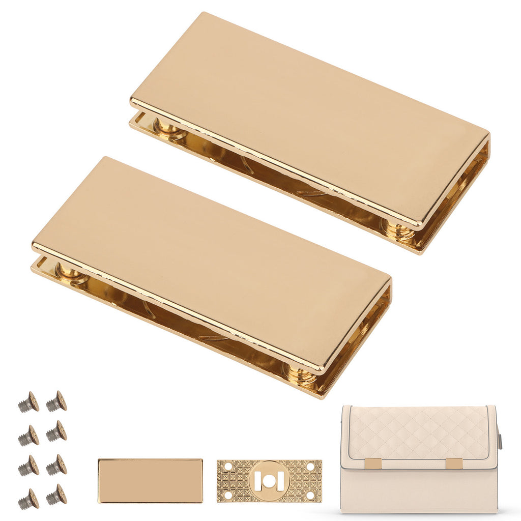 Rectangular Magnetic Edge Clasp Plates (Set of 2)