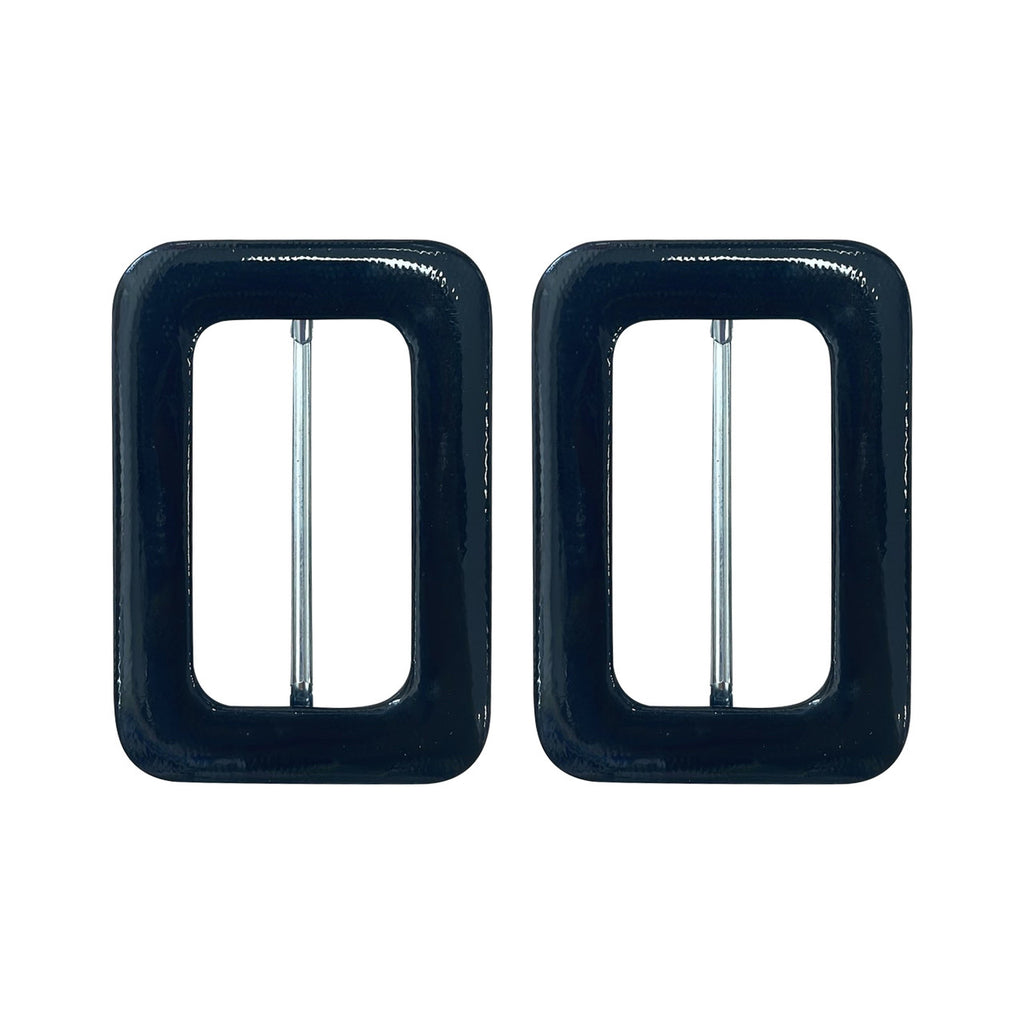 50mm Black Plastic Triglide Adjuster Buckle PVC Quality Leather Slider Buckles