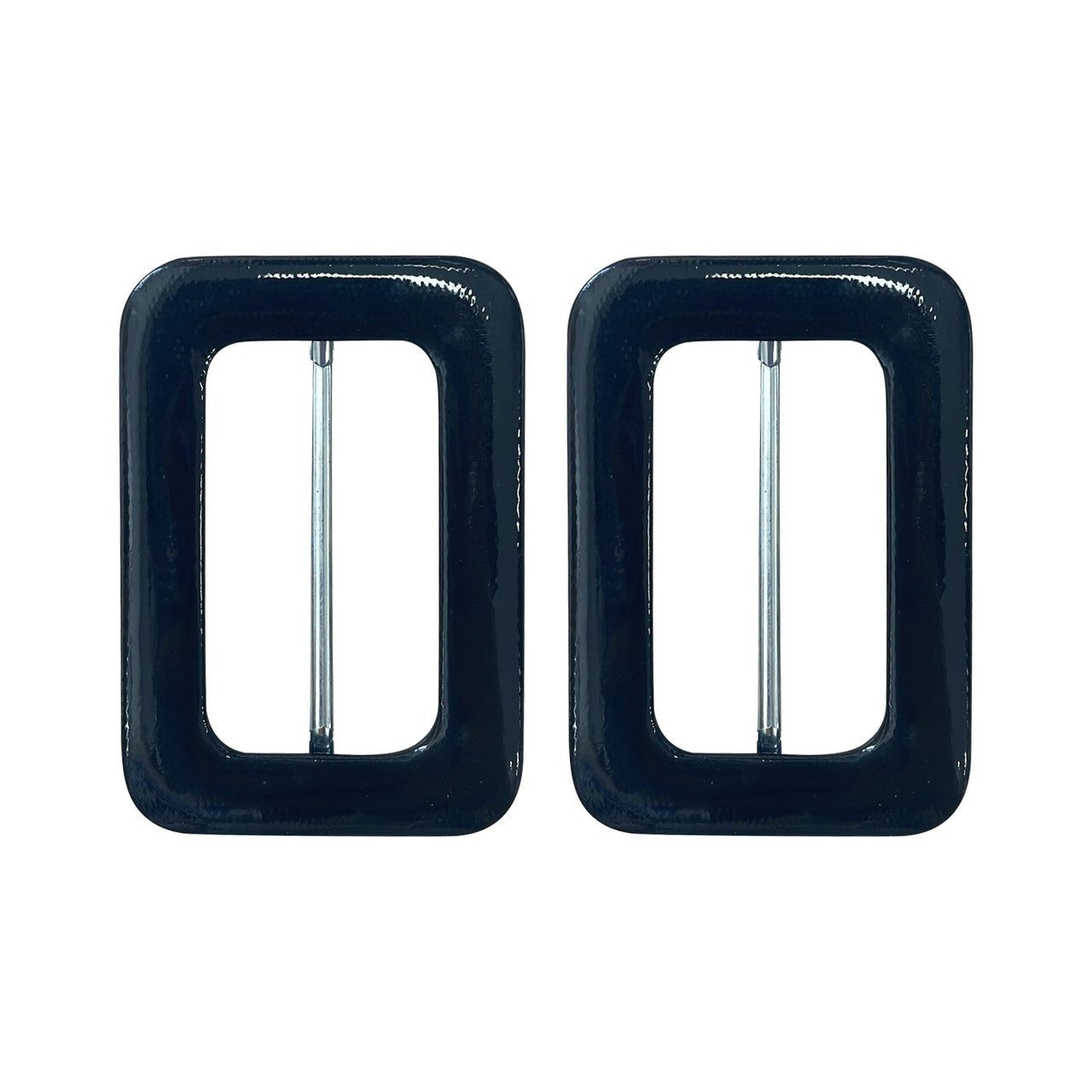 50mm Black Plastic Triglide Adjuster Buckle PVC Quality Leather Slider Buckles