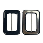 50mm Black Plastic Triglide Adjuster Buckle PVC Quality Leather Slider Buckles