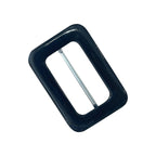 50mm Black Plastic Triglide Adjuster Buckle PVC Quality Leather Slider Buckles
