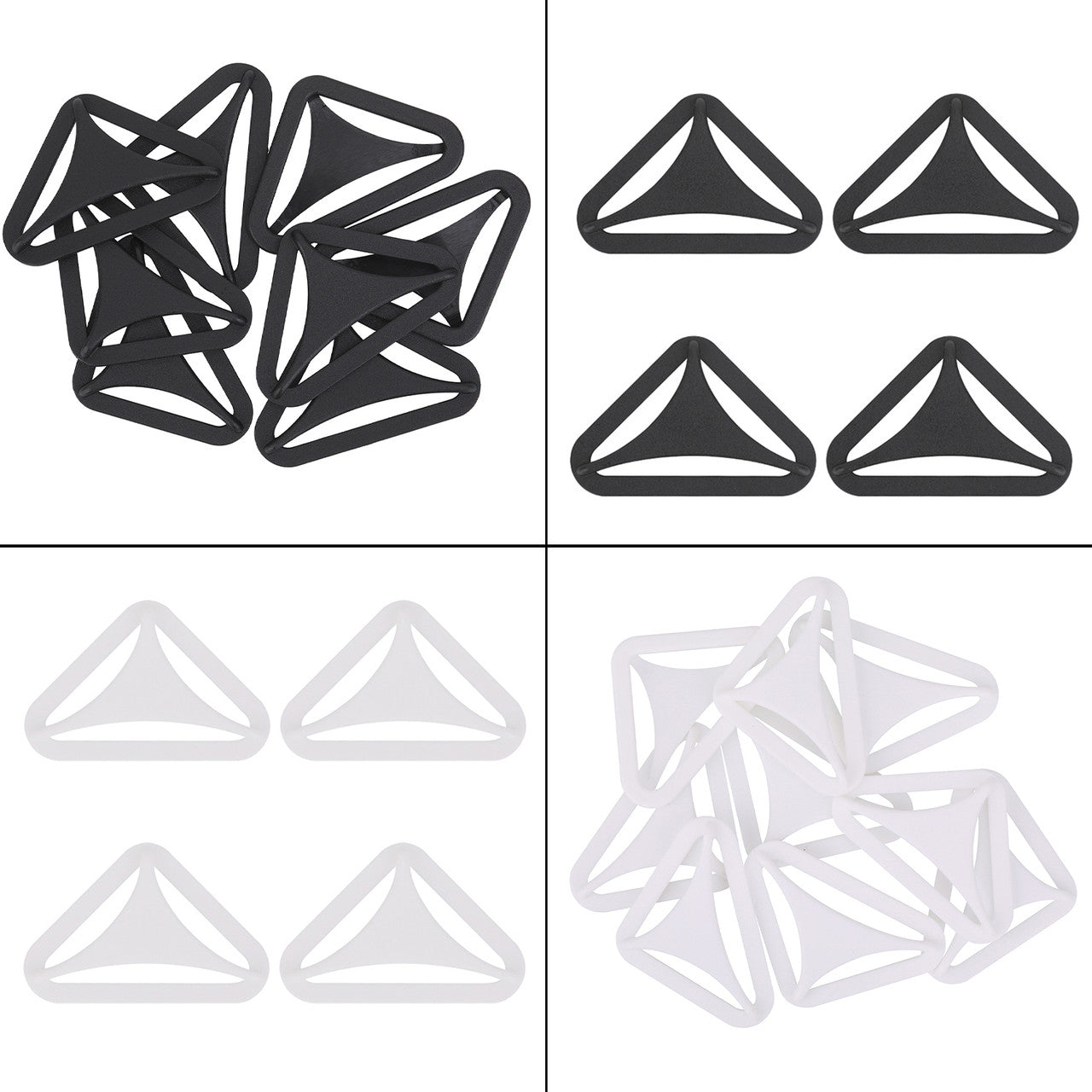 KAM Plastic Triangle Buckle Clip Hooks (Pack of 10)