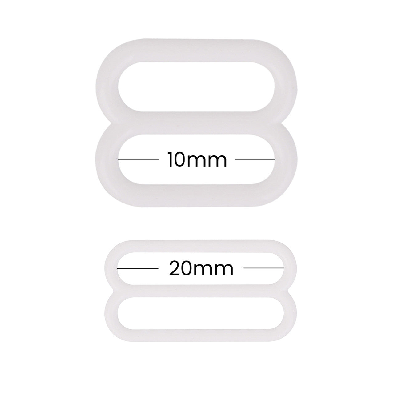 KAM Plastic Bra Strap Adjuster Buckles (Pack of 10)