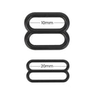 KAM Plastic Bra Strap Adjuster Buckles (Pack of 10)