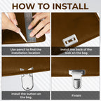 25mm Round Tuck Lock Clasp