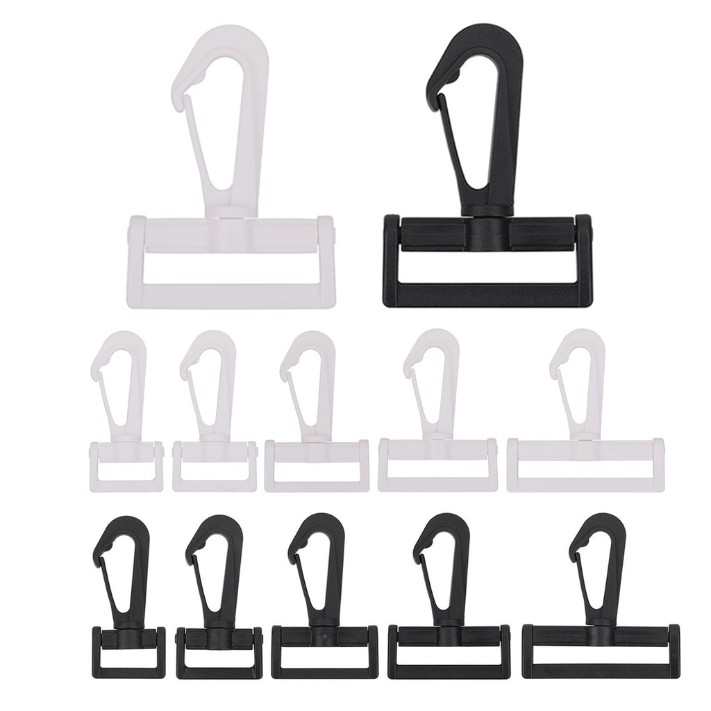 KAM Plastic Swivel Snap Lobster Clasp Hooks (Pack of 10)