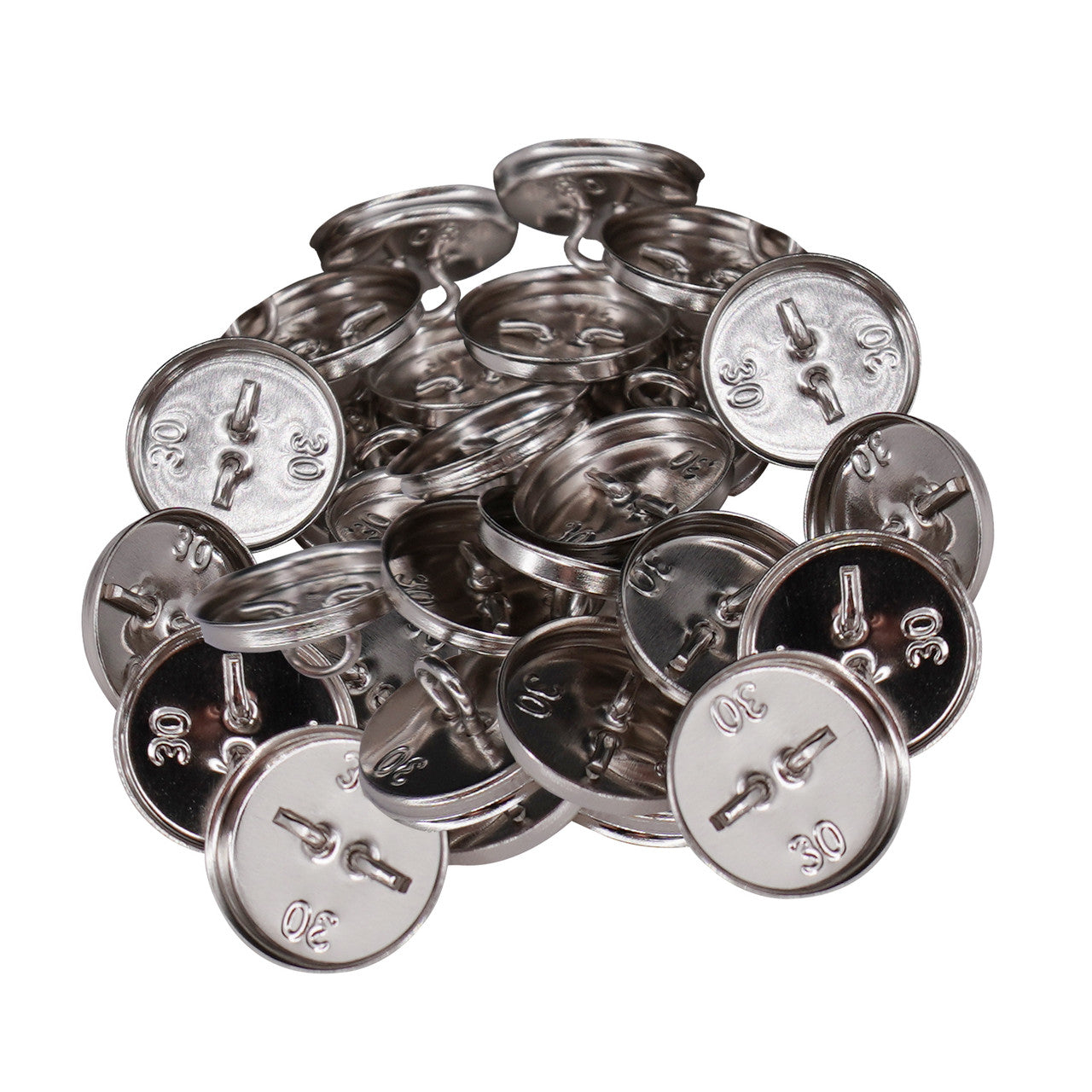 Aluminium Button Blanks (Pack of 50)