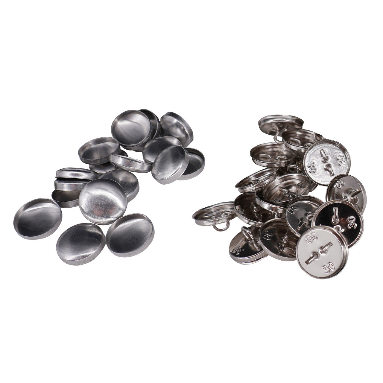 Aluminium Button Blanks (Pack of 50)