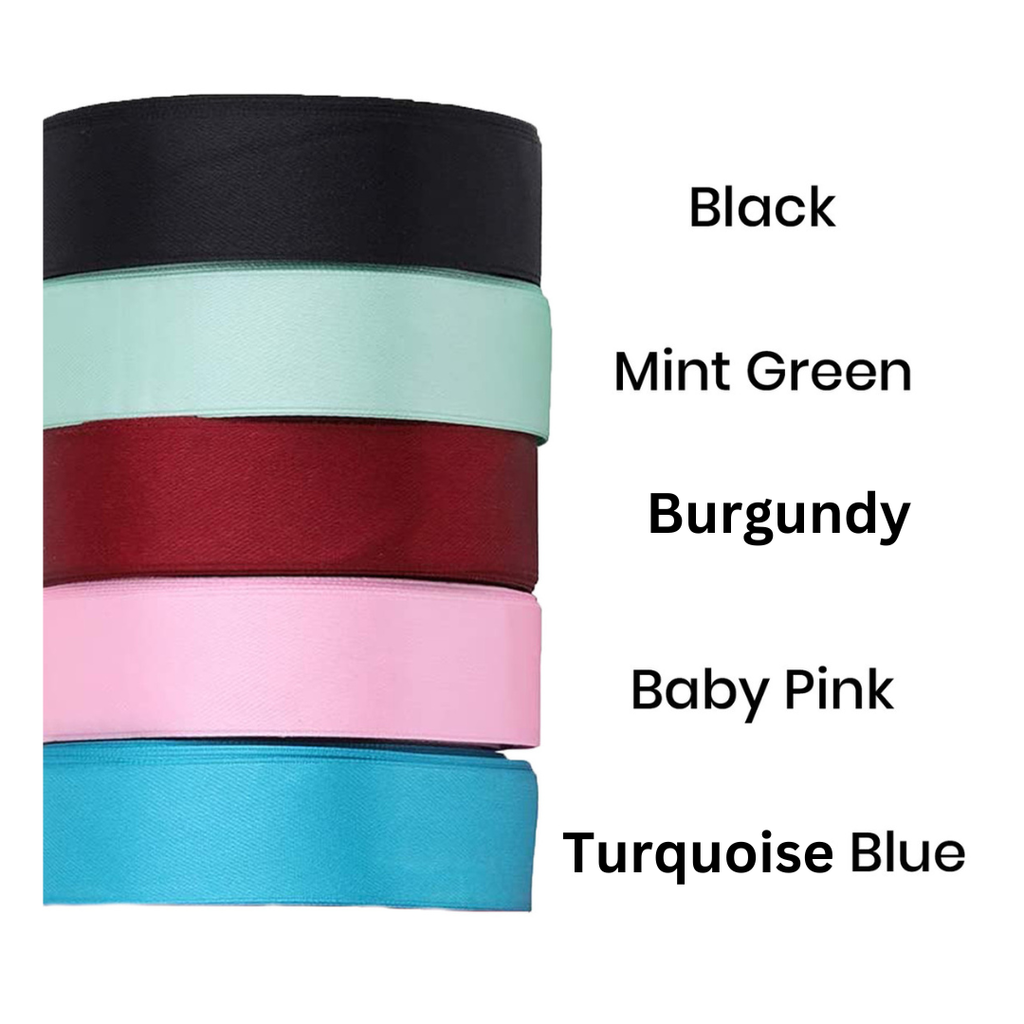 25m Double Sided Satin Ribbon Roll