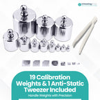 Precision Stainless Steel Calibration Weights Set