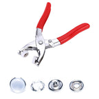 12mm Pearl Snap Poppers (Pack of 100) with Fixing Pliers