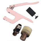 Hole Cutter Die Set with Pink ZYT Table Top Plier