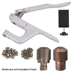 Double Cap Rivet Fixing Die Set with Silver ZYT Table Top Plier