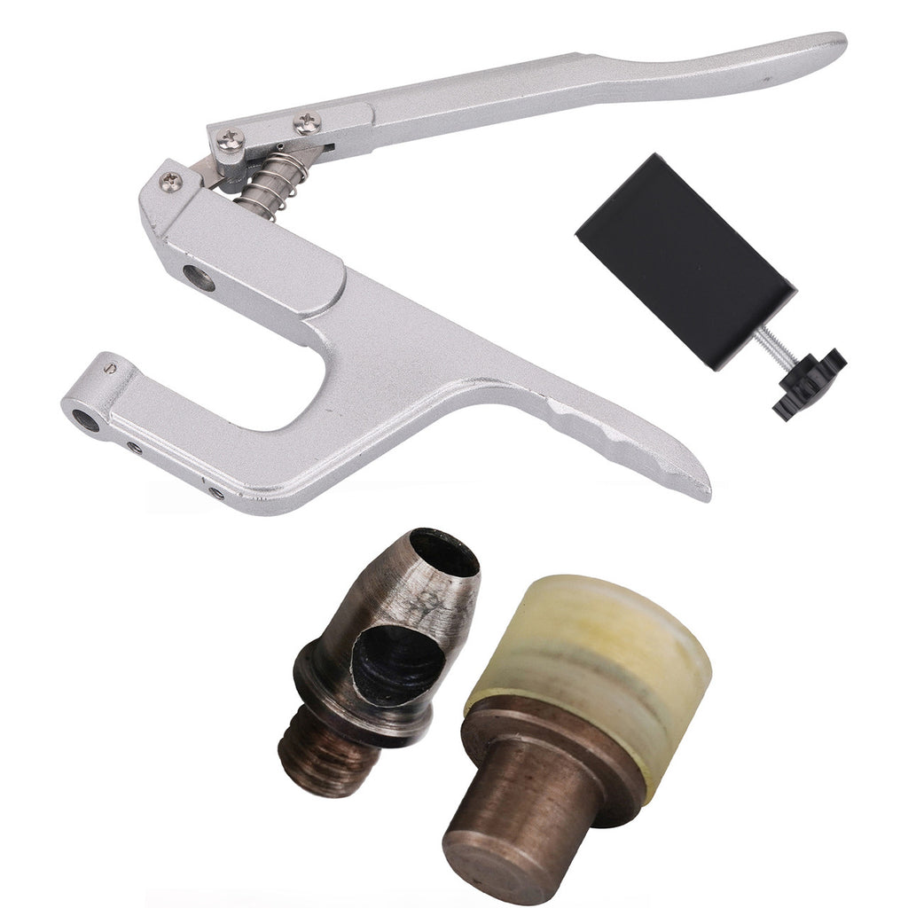 Hole Cutter Die Set with Silver ZYT Table Top Plier