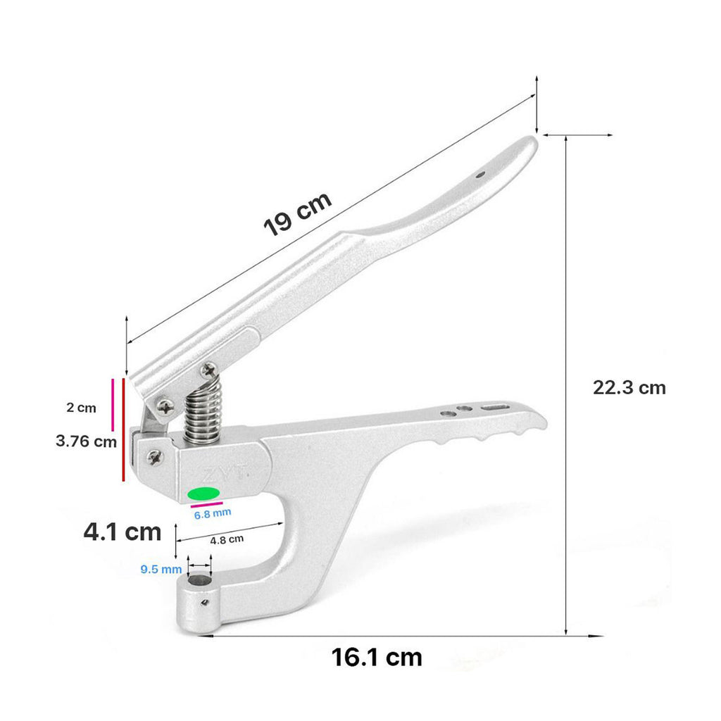 Hole Cutter Punch Die Set with ZYT Plier