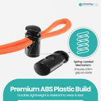 Plastic Cord Lock Spring Loaded Toggle Stopper