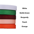 10m Double Sided Satin Ribbon