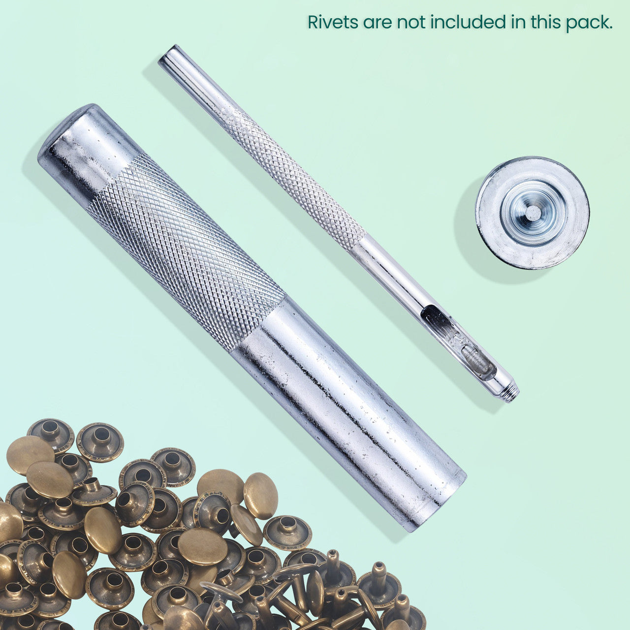 Double Cap Rivets Fixing Hand Tool