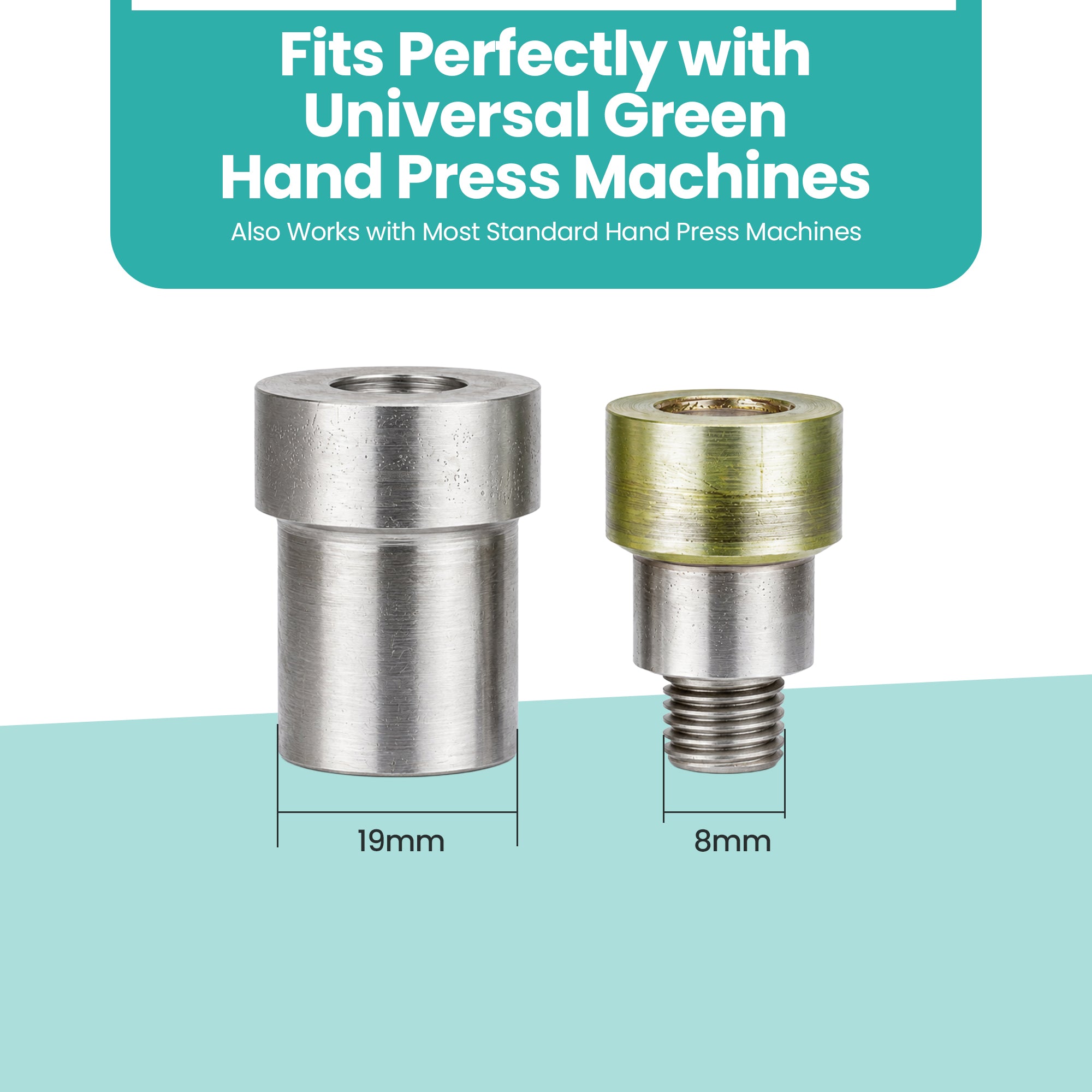 Double Cap Tubular Rivets Die Set for Green Machine Hand Press