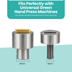 Oval Eyelets Die Set for Green Machine Hand Press