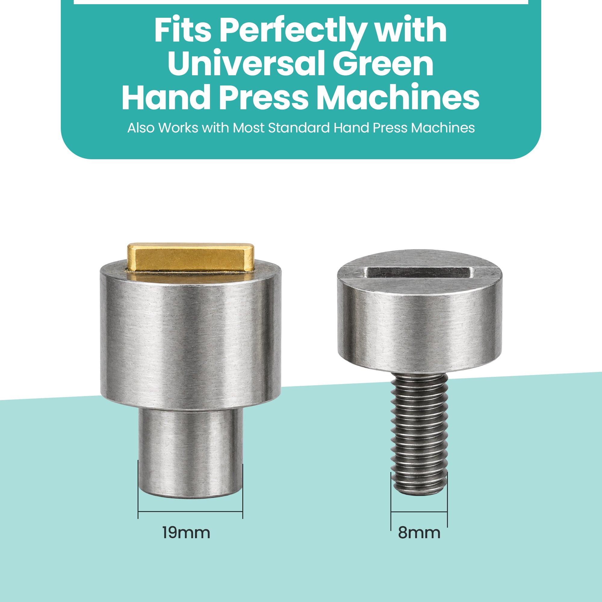Oval Eyelets Die Set for Green Machine Hand Press