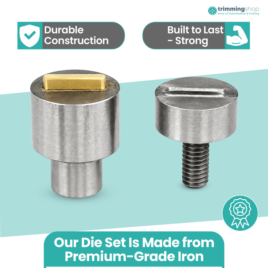 Oval Eyelets Die Set for Green Machine Hand Press